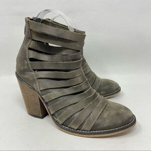 Free People Made in Portugal Hybrid Heel Platform Ankle Booties Boots Women’s 36